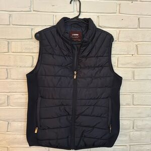 Women’s CiSono Navy Puffer Vest. Size Large